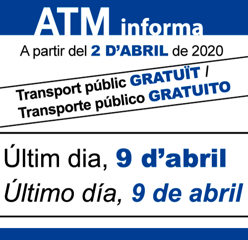 El 9 de abril finaliza la gratuidad del transporte público
