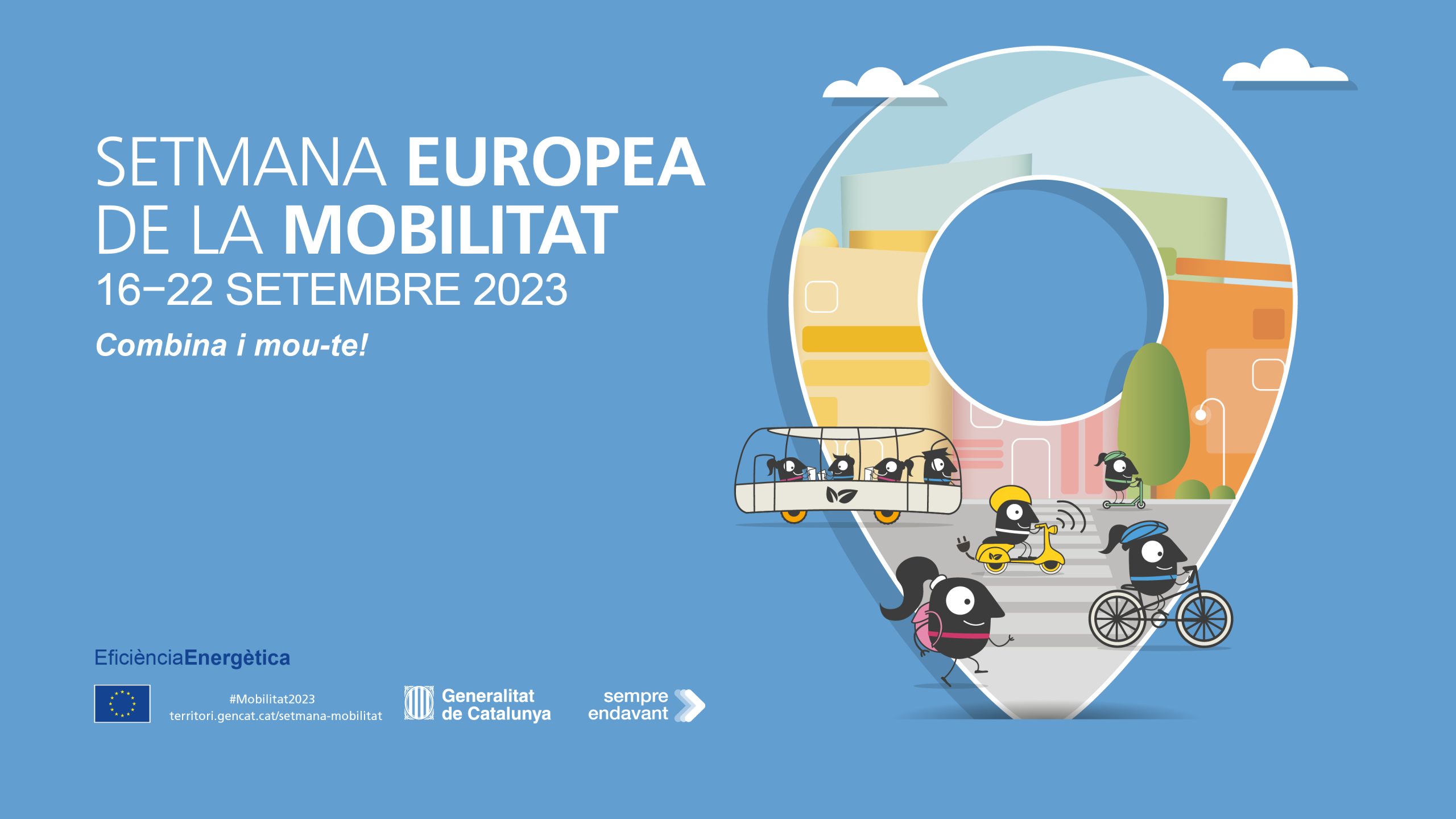 Catalunya celebra la Setmana Europea de la Mobilitat 2020 amb més de 500 activitats